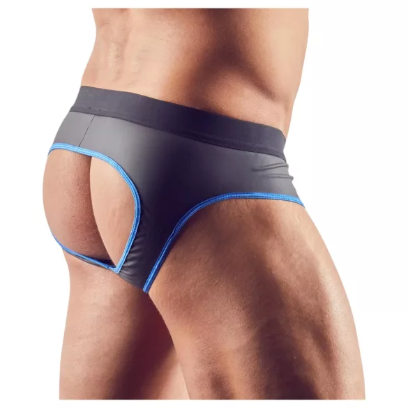Svenjoyment - ανδρικό jockstrap ανοιχτό - μαύρο μπλε - M