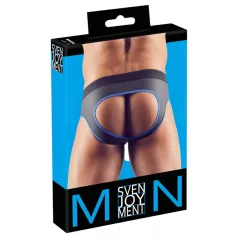   Svenjoyment - ανδρικό jockstrap ανοιχτό - μαύρο μπλε - L