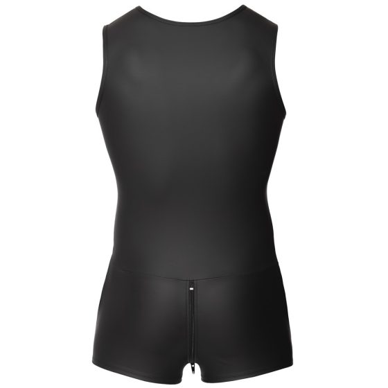 Svenjoyment - Men's short overalls, sleeveless (black) - M