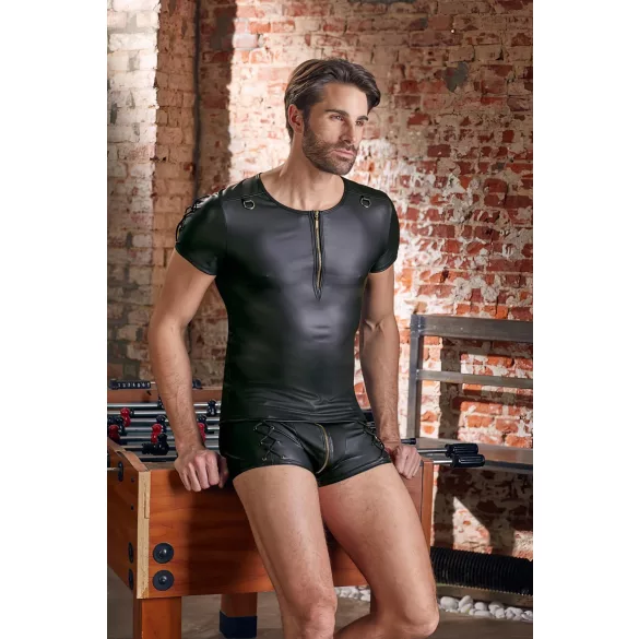 NEK - Ματ Κοντομάνικο Ανδρικό Μπλουζάκι (Μαύρο) - M