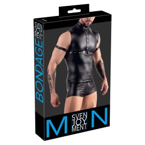Svenjoyment - men's sleeveless top with sleeves (black) - M