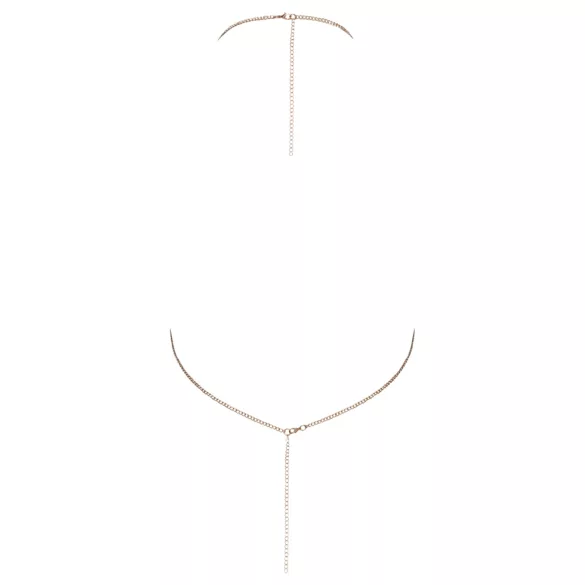 Cottelli - γυναικείο ρυθμιζόμενο body chain - χρυσό