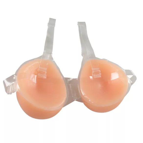 Cottelli - σιλικόνη ψεύτικο στήθος push-up με ιμάντα - 2x1200g