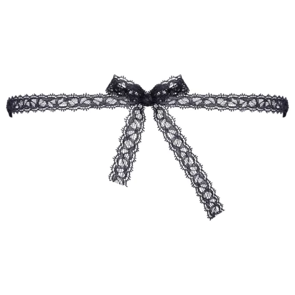 Cottelli - μάσκα δαντέλα με κεντήματα - διακοσμητική - μαύρη