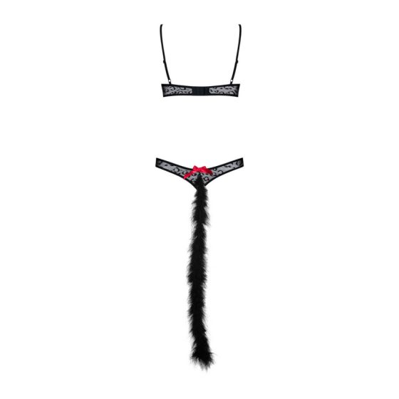 Obsessive Gepardina - girl costume set (black) - L/XL