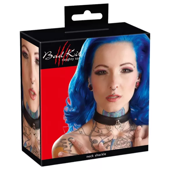 Bad Kitty - κολάρο λαιμού - δερμάτινο - μαύρο