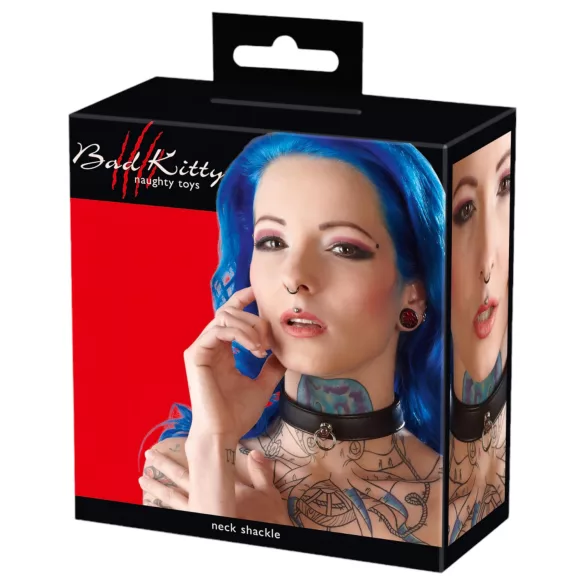 Bad Kitty - κολάρο λαιμού - δερμάτινο - μαύρο
