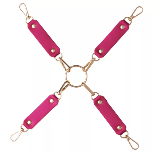 Bad Kitty - σετ bondage 7 τεμαχίων - κόκκινο