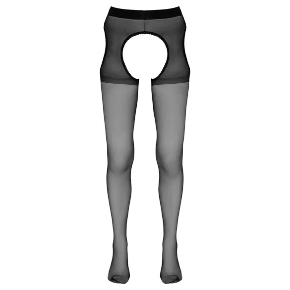 Cottelli - ανοιχτό (crotchless) καλσόν (μαύρο) - L/XL