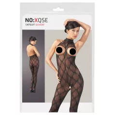   NO:XQSE - ολόσωμη δαντελένια φόρμα με ανοικτό στήθος - XL/XXL