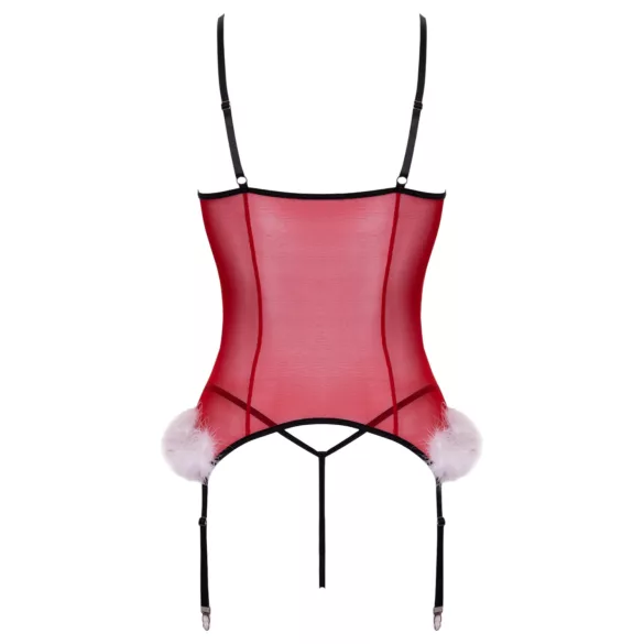 Cottelli - σετ εσώρουχα γιορτινό - κόκκινο - L/XL