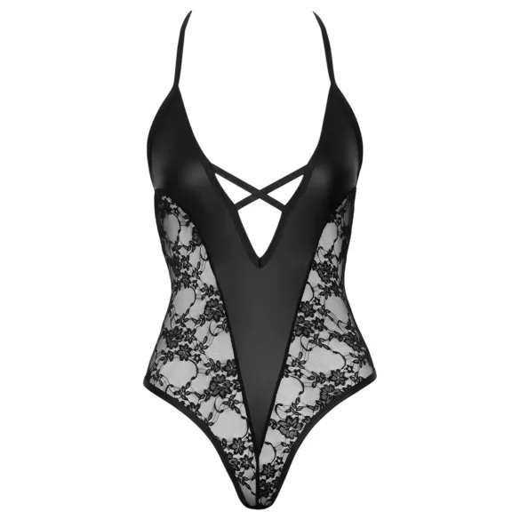 Cottelli Party - κορμάκι με floral σχέδιο - μαύρο