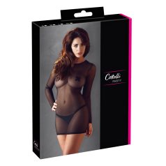 Cottelli - διάφανο φόρεμα (μαύρο)