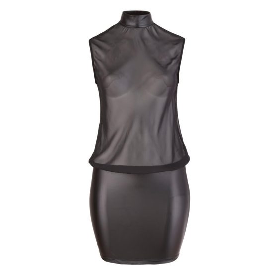 Cottelli Plus Size - Shiny chiffon dress (black) - 2XL