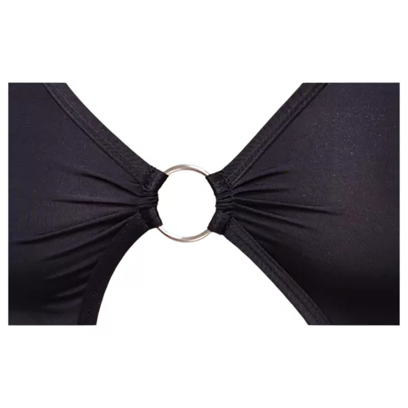 Cottelli Party - φόρεμα ασύμμετρο με κρίκους - μαύρο - M