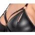 Cottelli - plus size γυναικείο φόρεμα με χειροπέδες - μαύρο