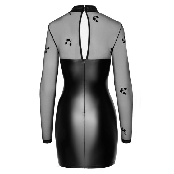 Noir - translucent glossy top dress (black) - M
