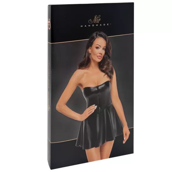 Noir Libido - μίνι φορεμα γυναίκας - ματ υφή - μαύρο - M