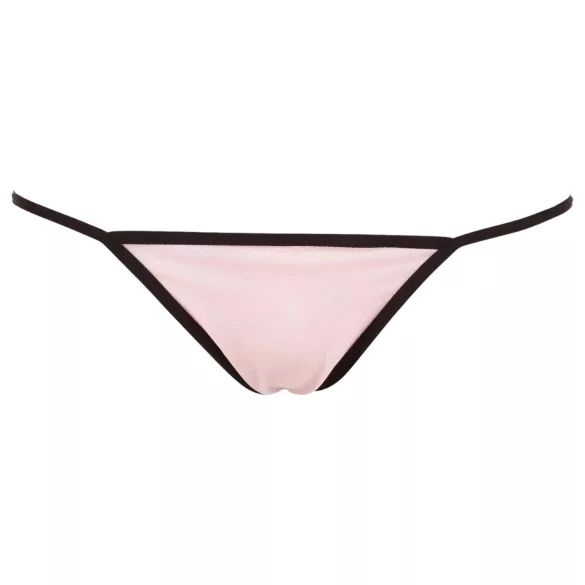 Cottelli - babydoll γυναικείο - δαντελένιο με βολάν - μαύρο - XL