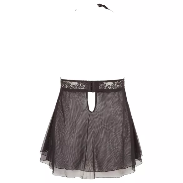 Cottelli Plus Size - babydoll για γυναίκα - δαντέλα - μαύρο