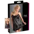 Cottelli - σατέν νυχτικό - μαύρο - γυναικεία lingerie