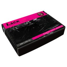   Λακ﻿ σεντόνι - εξαιρετικά μαλακό - 200x230εκ (μαύρο)