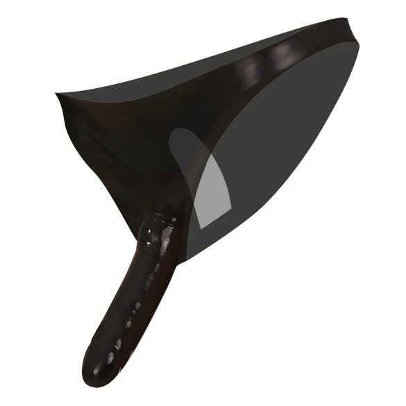 LATEX - Σλιπ με εσωτερικό & εξωτερικό ομοίωμα - μαύρο (S-L)