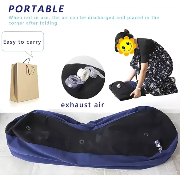 Magic Pillow - φουσκωτός καναπές σεξ - μεγάλος - μπλε