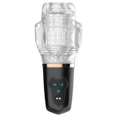   Funny Me Rocket Cup - αναρροφητής-δόνητης (διαφανές-μαύρο)