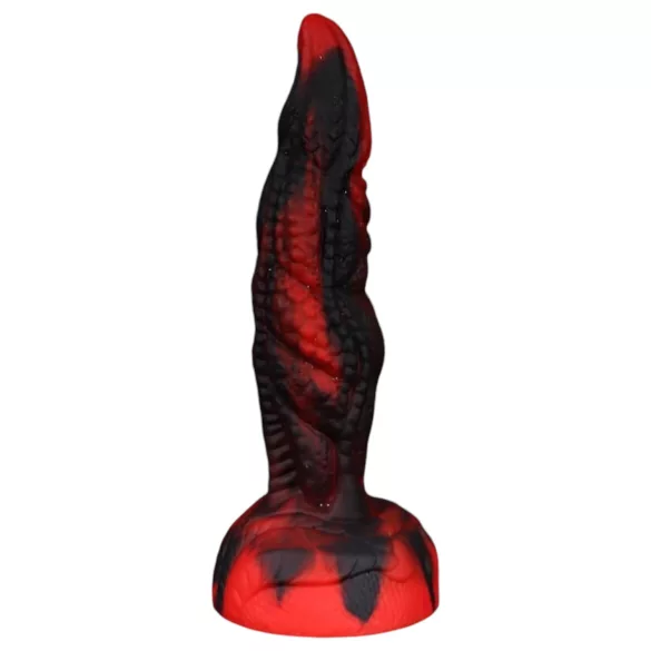 OgazR - δονητής με ραβδώσεις - 20cm - κόκκινο