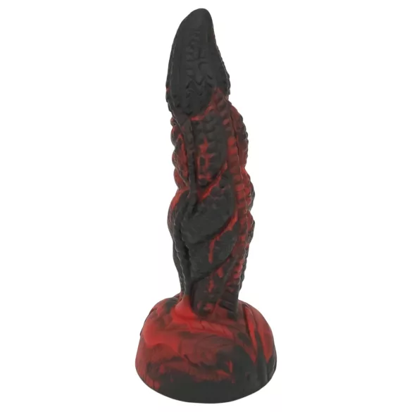 OgazR - δονητής με ραβδώσεις - 20cm - κόκκινο
