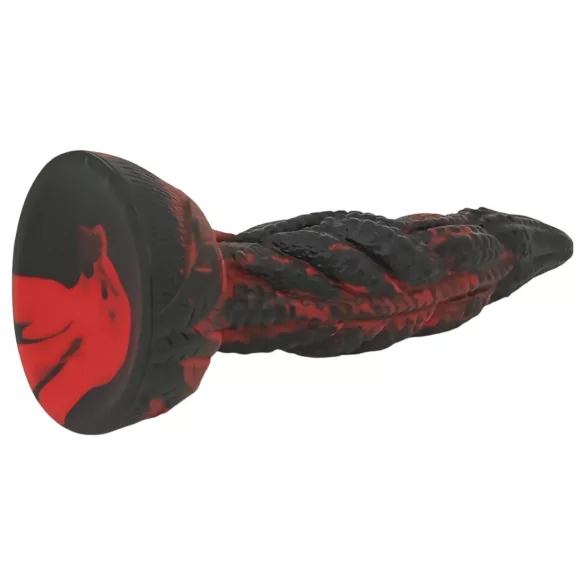OgazR - δονητής με ραβδώσεις - 20cm - κόκκινο