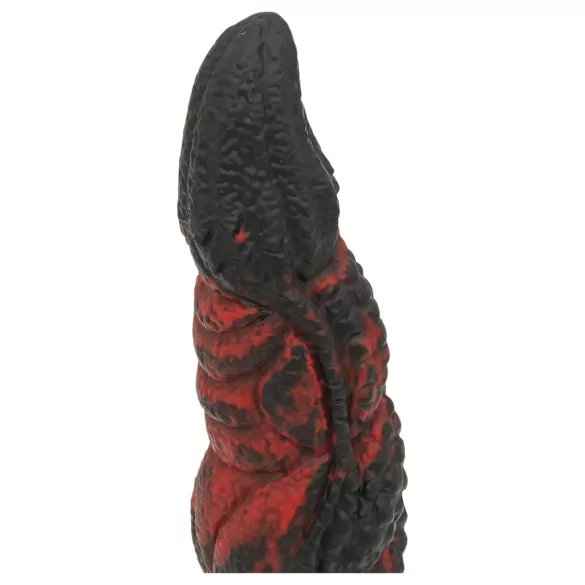 OgazR - δονητής με ραβδώσεις - 20cm - κόκκινο