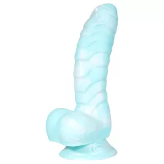   OgazR Sea Serpent - δονητής με αυλακώσεις - 17cm - μπλε/λευκό