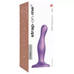   Strap-on-me Curvy S - κυματιστό, με βεντούζα dildo (μωβ)