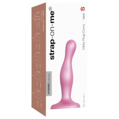   Strap-on-me Curvy S - κυματιστό δονητής με βεντούζα (ροζ)