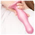 Strap-on-me Curvy S - κυματιστό δονητικό ομοίωμα με βεντούζα (ροζ)