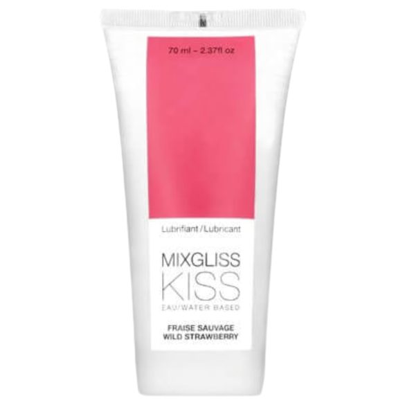Mixgliss Kiss Wild - λιπαντικό νερού με γεύση φράουλα (70ml)