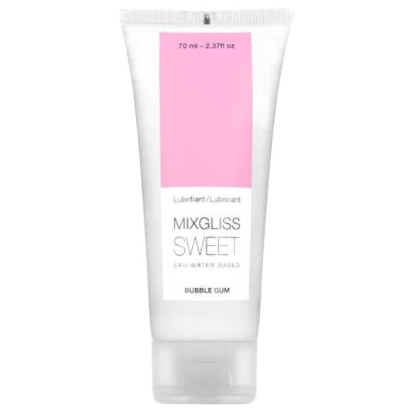 Mixgliss Sweet Bubble Gum - λιπαντικό με γεύση τσιχλόφουσκας (70ml)