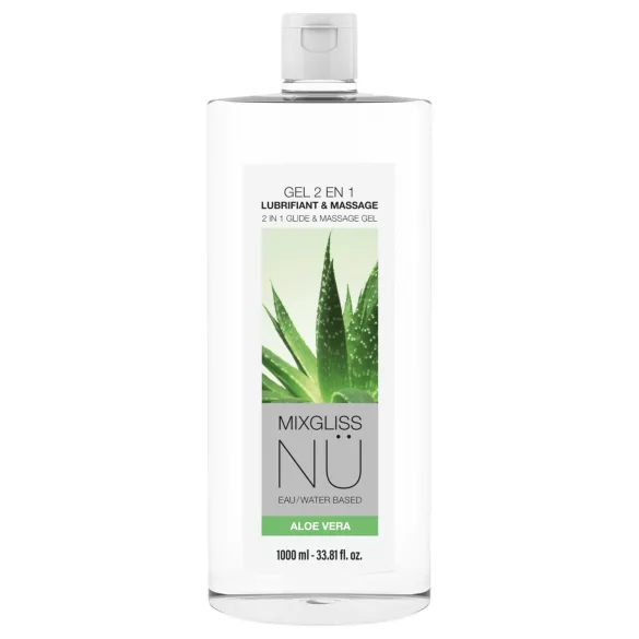 Mixgliss Nu Aloe Vera - nuru τζελ μασάζ και λιπαντικό (1000ml)