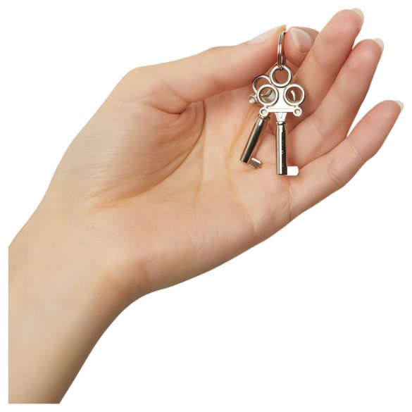 Love to Love Attach me - βελούδινα χειροπέδες (μαύρο)