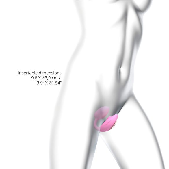 Love to Love Wonderlover - δονητής G-σημείου & κλειτορίδας (ροζ)