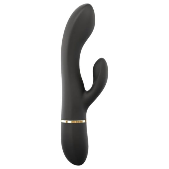 Dorcel Glam Rabbit - Επαναφορτιζόμενος δονητής με κλειτοριδικό βραχίονα (μαύρο)