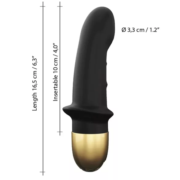 Dorcel Mini Lover 2.0 - επαναφορτιζόμενος, δονητής G σημείου (μαύρο-χρυσό)