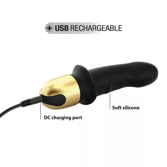 Dorcel Mini Lover 2.0 - επαναφορτιζόμενος, δονητής G σημείου (μαύρο-χρυσό)