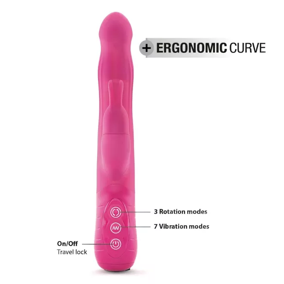 Dorcel Baby Rabbit 2.0 - επαναφορτιζόμενος δονητής με κλειτοριδικό βραχίονα (ροζ)