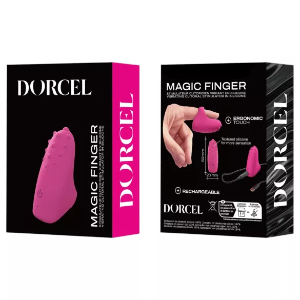 Dorcel Magic Finger - επαναφορτιζόμενος δονητής δαχτύλου (ροζ)