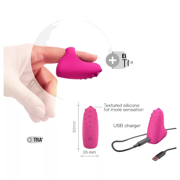 Dorcel Magic Finger - επαναφορτιζόμενος δονητής δαχτύλου (ροζ)