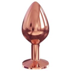   Dorcel Diamond Plug M - αλουμινένιο ροζγκολντ πρωκτικό βύσμα