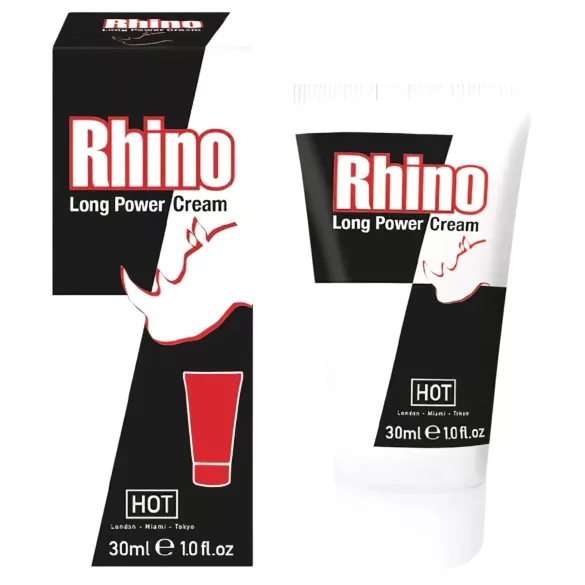 HOT - Rhino - Long Power κρέμα καθυστέρησης (30 ml)